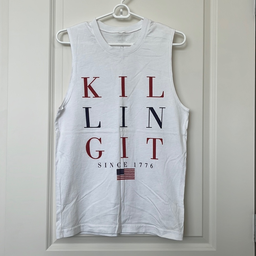 United Patriotic womens cotton tank S